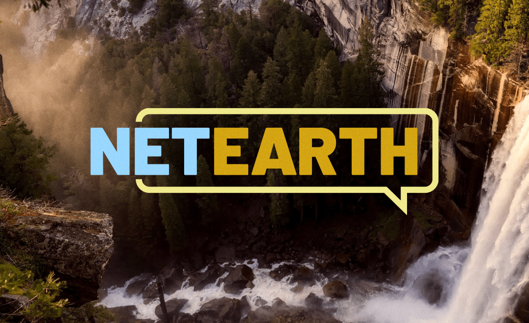 The hero image for NetEarth - a video series created to highlight how we can understand and tackle climate change, and do our bit to save the earth.